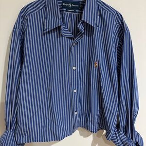Ralph Lauren Blue Striped Women’s Shirt